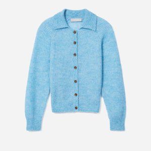 Everlane Alpaca Collared Cardigan